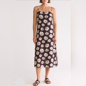 Billabong Black and White Floral Maxi Dress